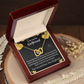 To My Girlfriend Lucky To Have You Inseparable Necklace-Express Your Love Gifts