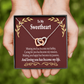 To My Girlfriend Making You Happy Become My Passion Inseparable Necklace-Express Your Love Gifts
