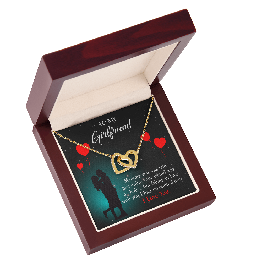 To My Girlfriend Meeting Inseparable Necklace-Express Your Love Gifts