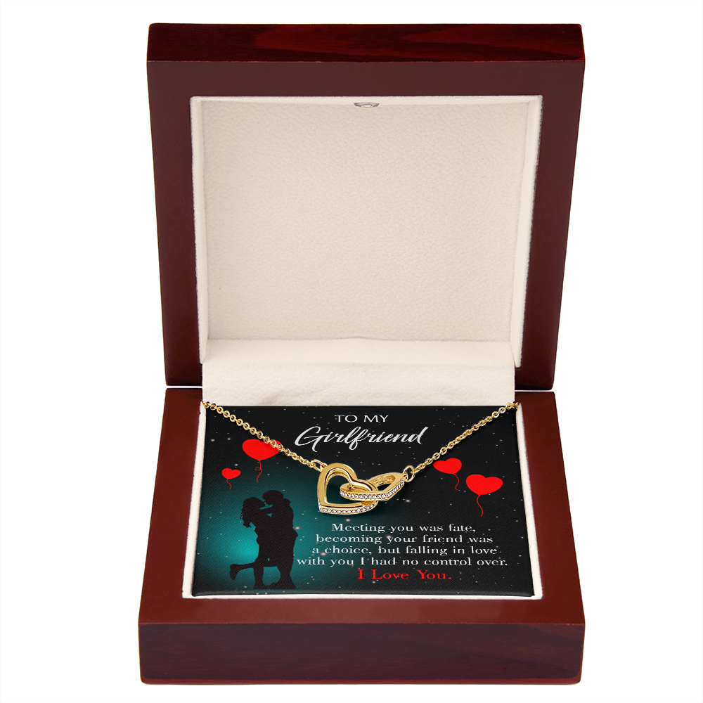 To My Girlfriend Meeting Inseparable Necklace-Express Your Love Gifts