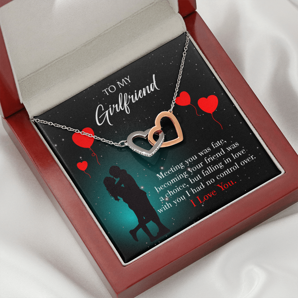 To My Girlfriend Meeting Inseparable Necklace-Express Your Love Gifts