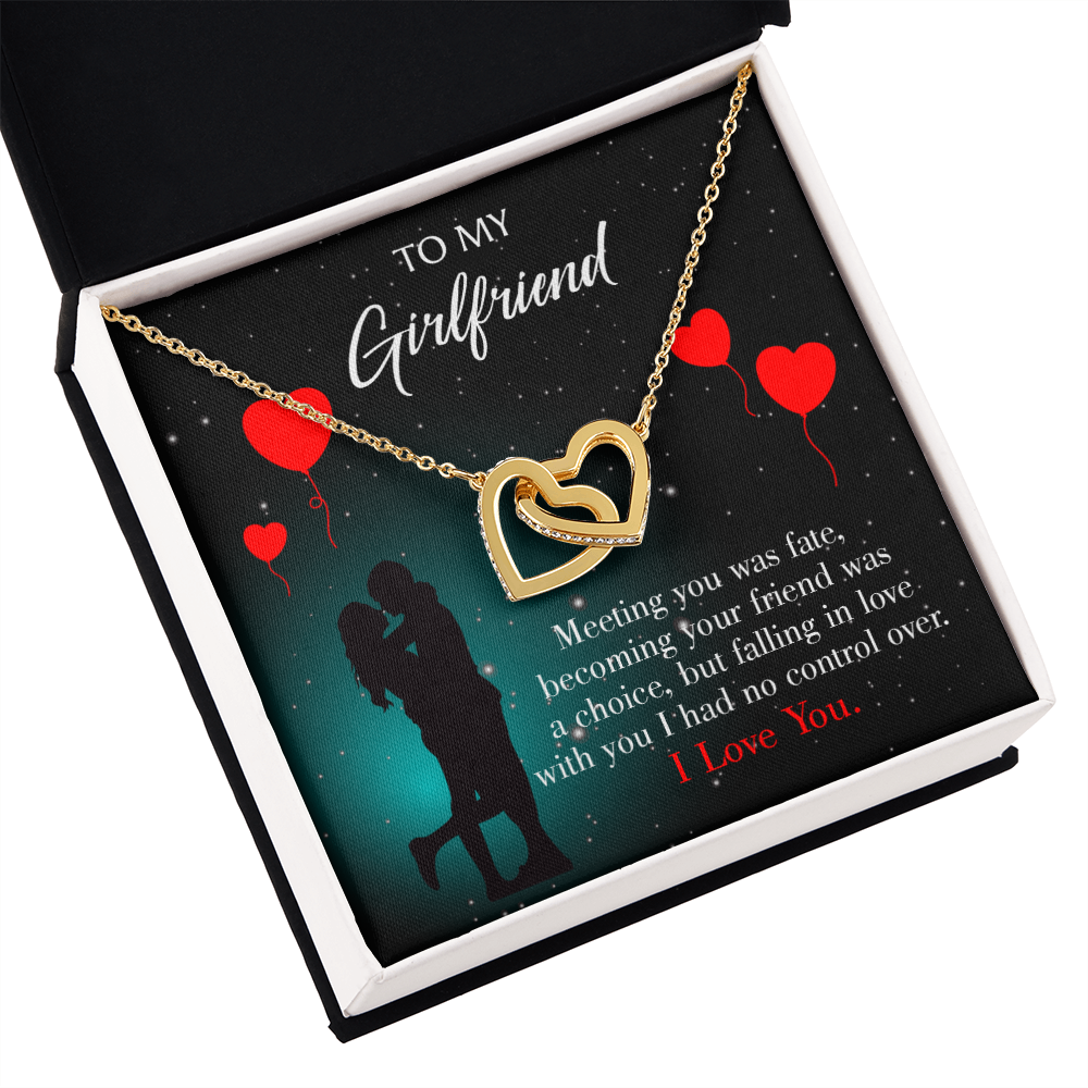 To My Girlfriend Meeting Inseparable Necklace-Express Your Love Gifts