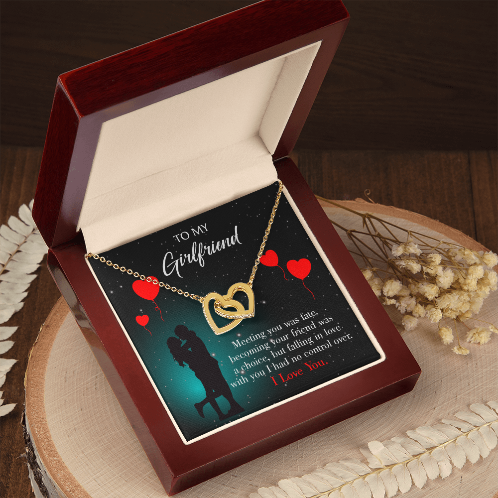 To My Girlfriend Meeting Inseparable Necklace-Express Your Love Gifts