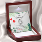 To My Girlfriend Missing You is my Hobby Forever Necklace w Message Card-Express Your Love Gifts