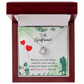To My Girlfriend Missing You is my Hobby Infinity Knot Necklace Message Card-Express Your Love Gifts