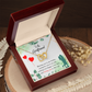 To My Girlfriend Missing You is my Hobby Inseparable Necklace-Express Your Love Gifts