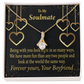 To My Girlfriend More Fun With You Alluring Ribbon Necklace Message Card-Express Your Love Gifts