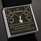 To My Girlfriend More Fun With You Alluring Ribbon Necklace Message Card-Express Your Love Gifts