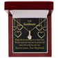 To My Girlfriend More Fun With You Alluring Ribbon Necklace Message Card-Express Your Love Gifts