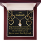 To My Girlfriend More Fun With You Alluring Ribbon Necklace Message Card-Express Your Love Gifts