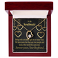 To My Girlfriend More Fun With You Forever Necklace w Message Card-Express Your Love Gifts