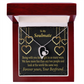 To My Girlfriend More Fun With You Forever Necklace w Message Card-Express Your Love Gifts