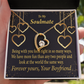 To My Girlfriend More Fun With You Forever Necklace w Message Card-Express Your Love Gifts