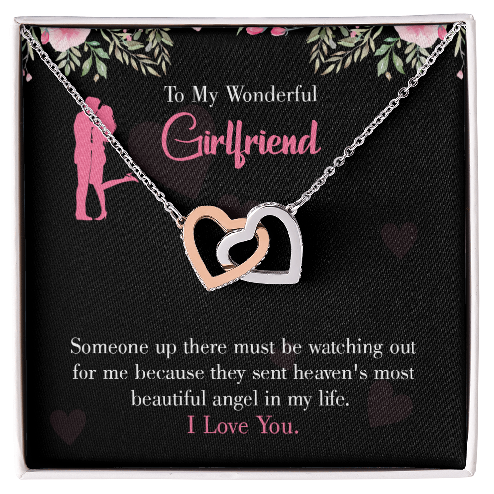 To My Girlfriend Most Beautiful Angel Inseparable Necklace-Express Your Love Gifts