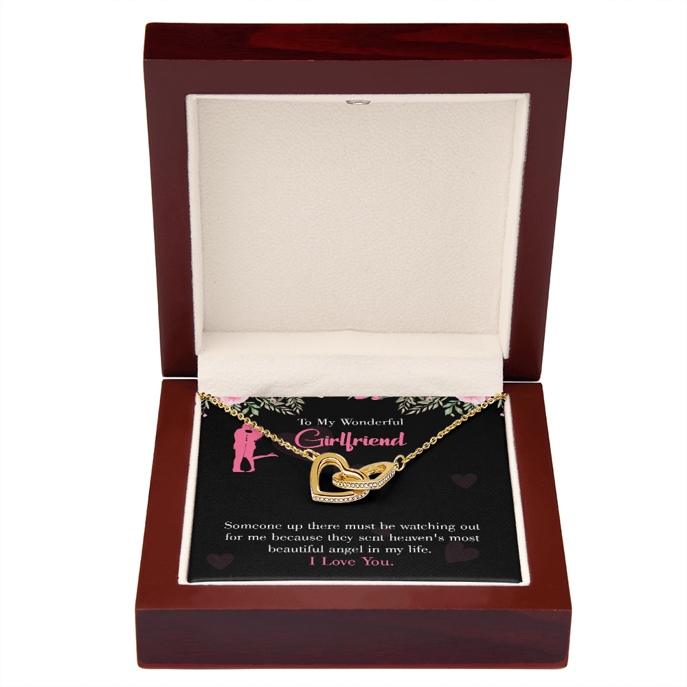 To My Girlfriend Most Beautiful Angel Inseparable Necklace-Express Your Love Gifts