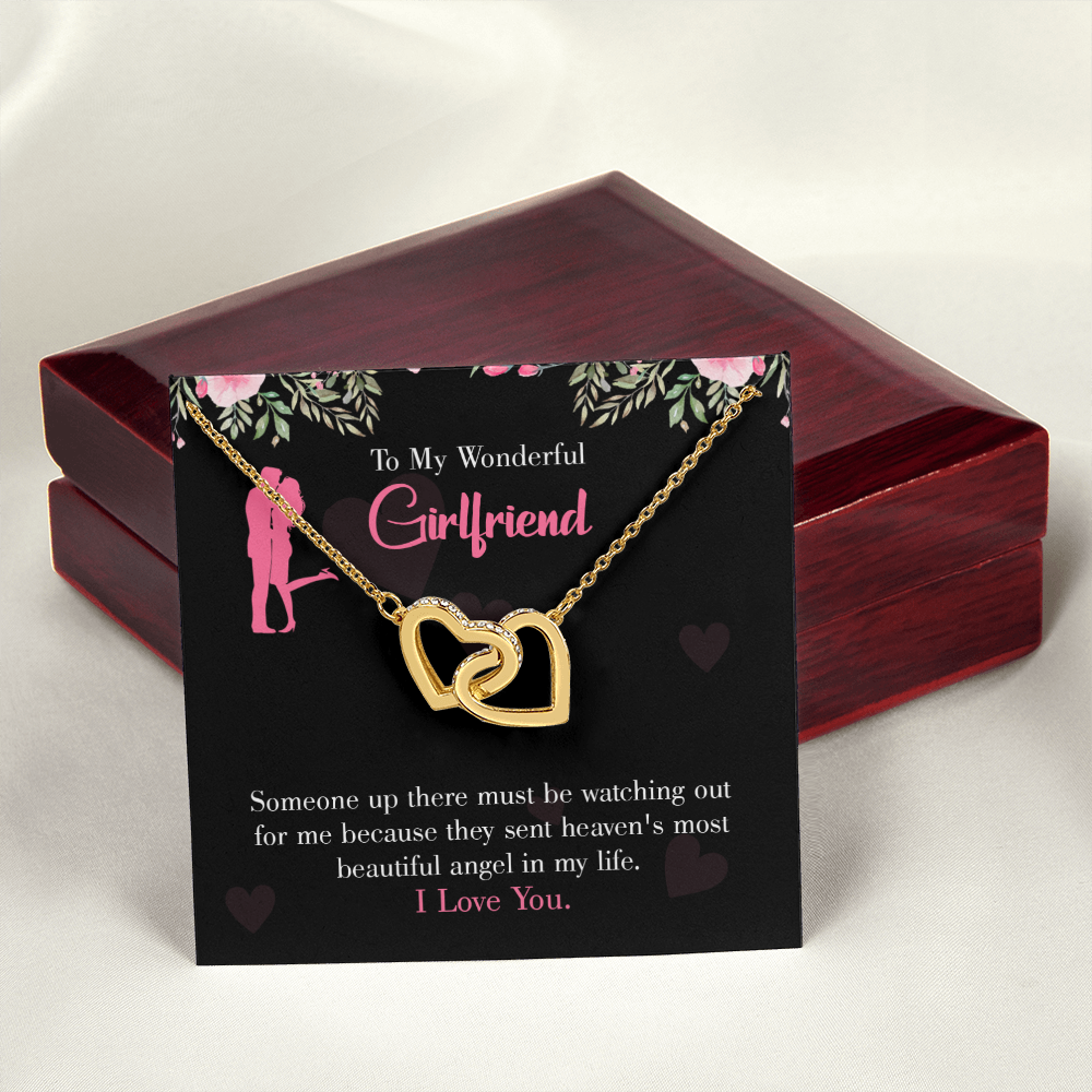 To My Girlfriend Most Beautiful Angel Inseparable Necklace-Express Your Love Gifts