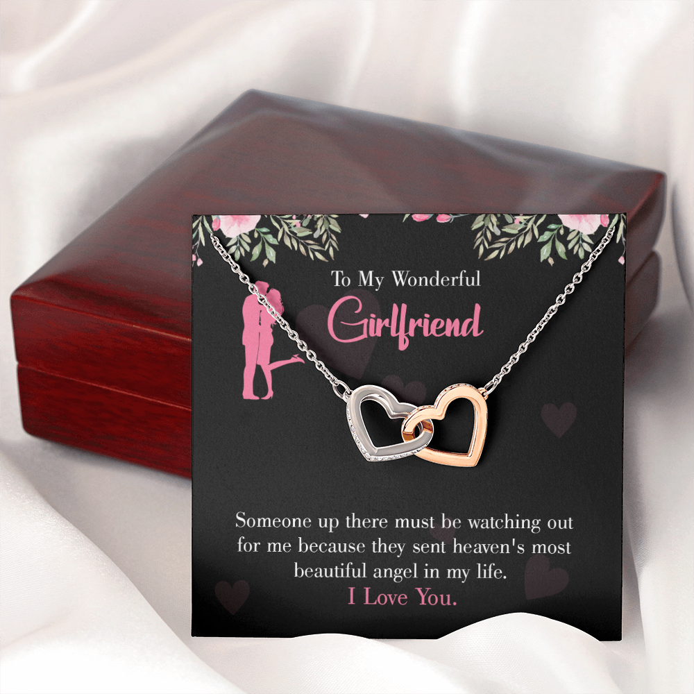 To My Girlfriend Most Beautiful Angel Inseparable Necklace-Express Your Love Gifts