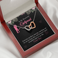 To My Girlfriend Most Beautiful Angel Inseparable Necklace-Express Your Love Gifts