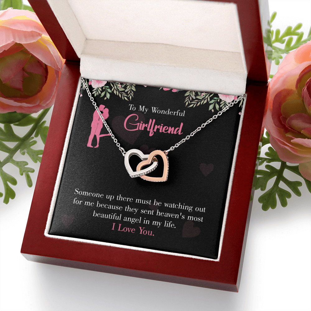 To My Girlfriend Most Beautiful Angel Inseparable Necklace-Express Your Love Gifts
