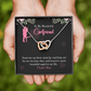 To My Girlfriend Most Beautiful Angel Inseparable Necklace-Express Your Love Gifts