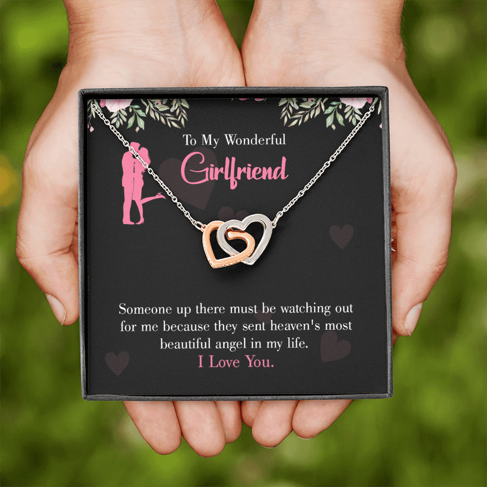 To My Girlfriend Most Beautiful Angel Inseparable Necklace-Express Your Love Gifts