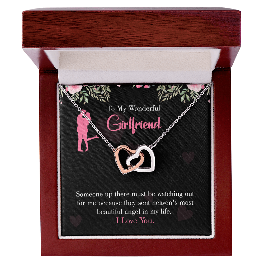 To My Girlfriend Most Beautiful Angel Inseparable Necklace-Express Your Love Gifts