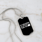 To My Girlfriend My Girlfriend is Hotter Than You Necklace Stainless Steel or 18k Gold Dog Tag 24" Chain-Express Your Love Gifts