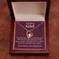 To My Girlfriend My Girlfriend The Reason For First Love Story Forever Necklace w Message Card-Express Your Love Gifts