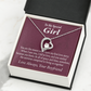 To My Girlfriend My Girlfriend The Reason For First Love Story Forever Necklace w Message Card-Express Your Love Gifts