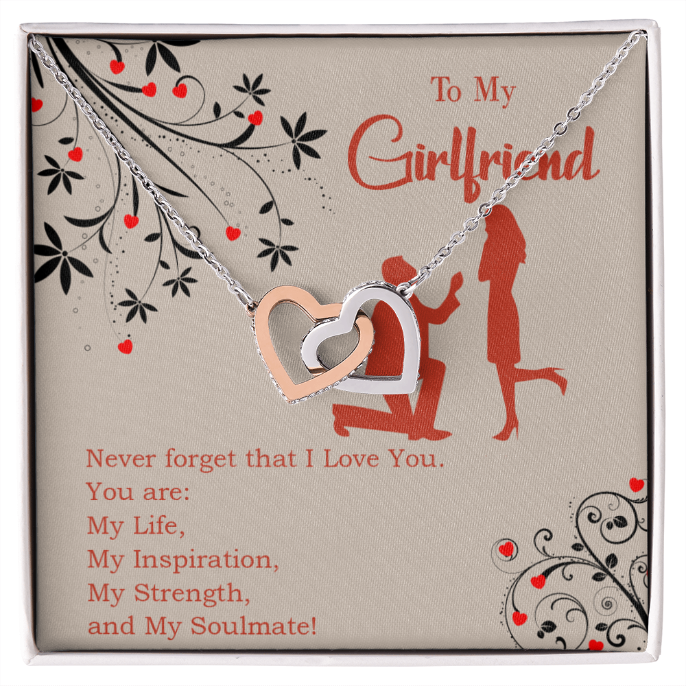 To My Girlfriend My Inspiration Inseparable Necklace-Express Your Love Gifts