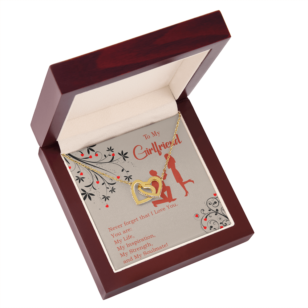 To My Girlfriend My Inspiration Inseparable Necklace-Express Your Love Gifts