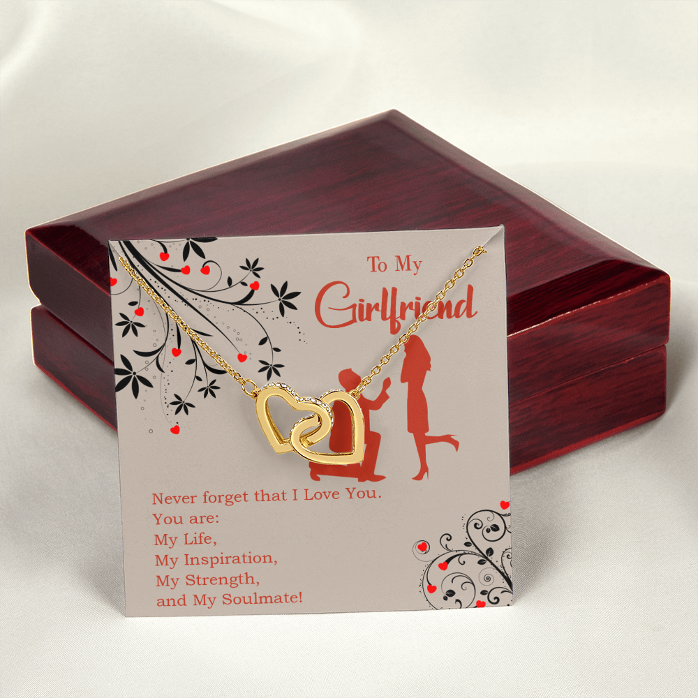 To My Girlfriend My Inspiration Inseparable Necklace-Express Your Love Gifts