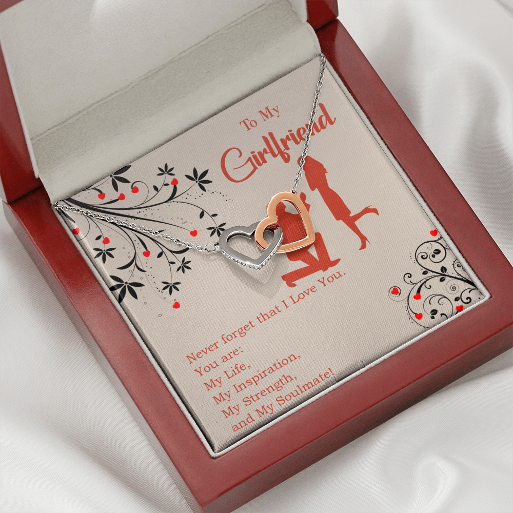 To My Girlfriend My Inspiration Inseparable Necklace-Express Your Love Gifts