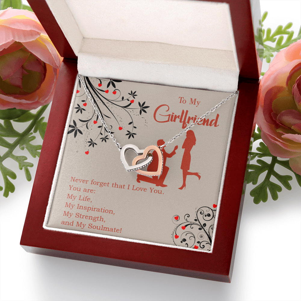 To My Girlfriend My Inspiration Inseparable Necklace-Express Your Love Gifts