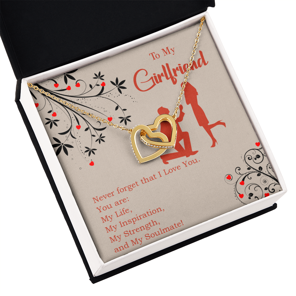 To My Girlfriend My Inspiration Inseparable Necklace-Express Your Love Gifts