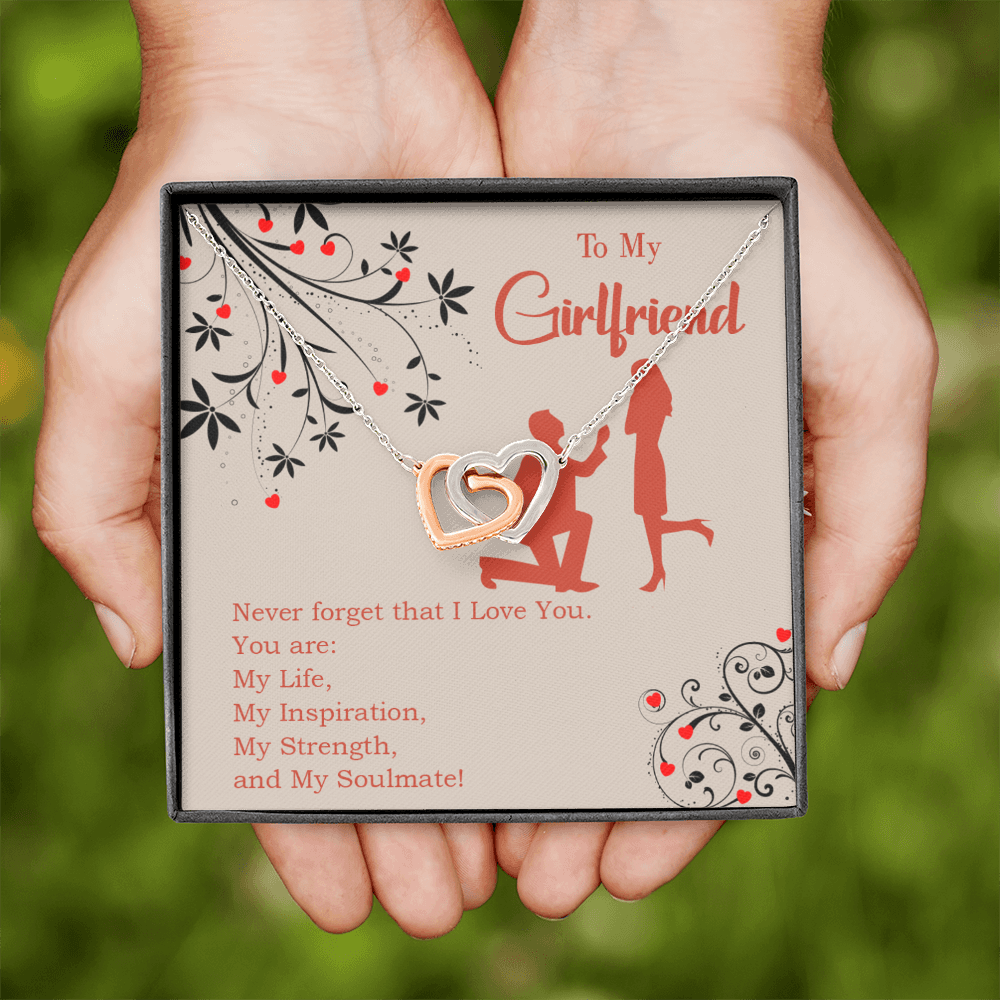 To My Girlfriend My Inspiration Inseparable Necklace-Express Your Love Gifts