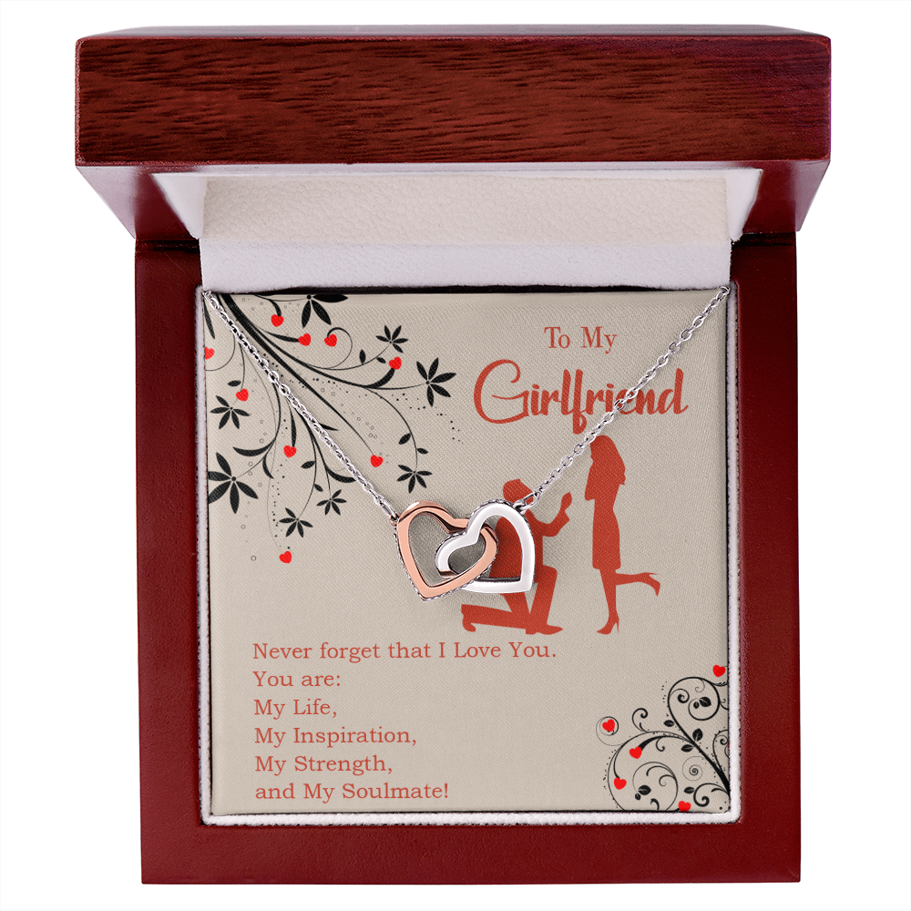 To My Girlfriend My Inspiration Inseparable Necklace-Express Your Love Gifts