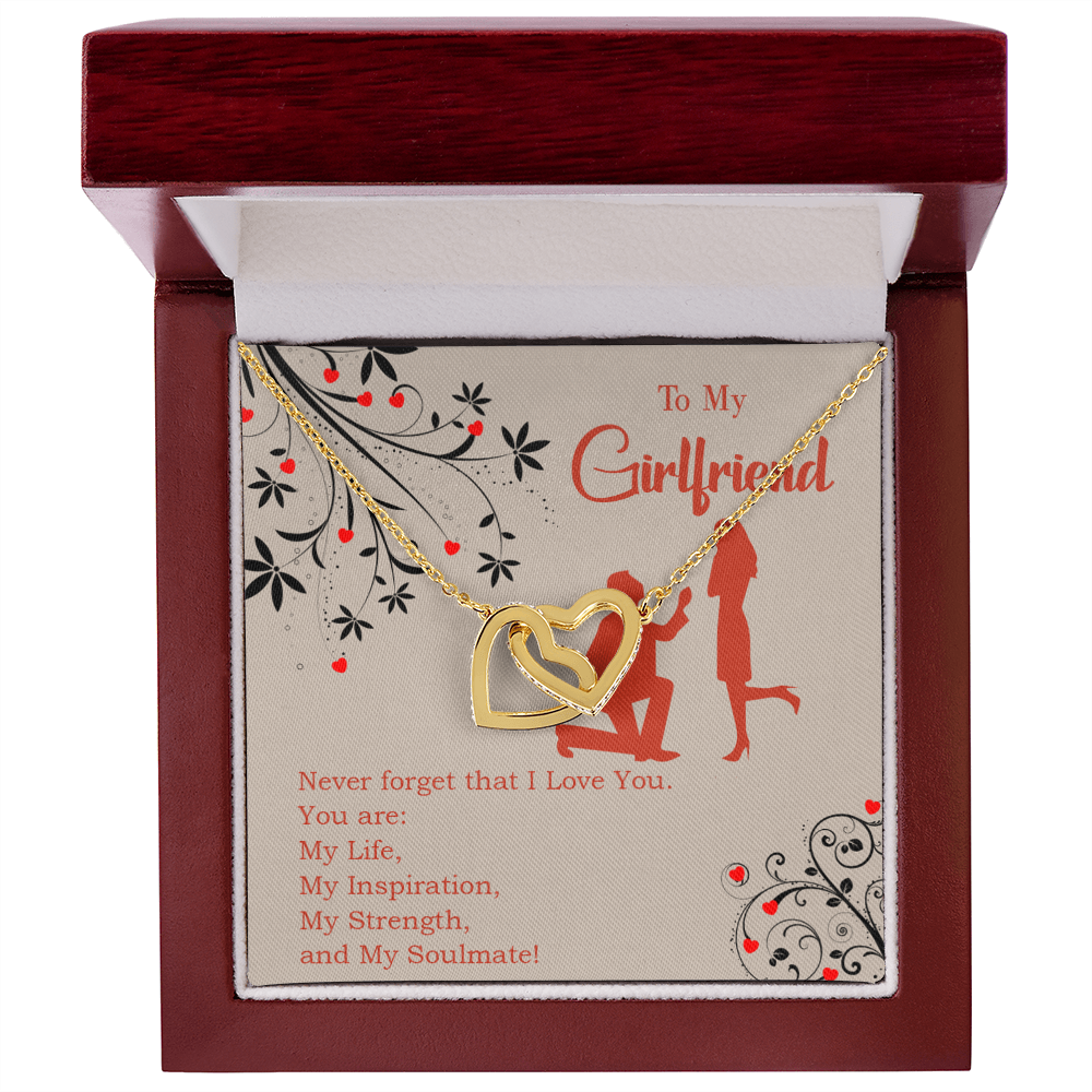 To My Girlfriend My Inspiration Inseparable Necklace-Express Your Love Gifts