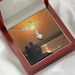 To My Girlfriend My Last Alluring Ribbon Necklace Message Card-Express Your Love Gifts