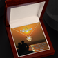 To My Girlfriend My Last Infinity Knot Necklace Message Card-Express Your Love Gifts