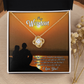 To My Girlfriend My Last Infinity Knot Necklace Message Card-Express Your Love Gifts