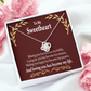 To My Girlfriend My Passion Infinity Knot Necklace Message Card-Express Your Love Gifts