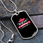 To My Girlfriend Nacho Average Girlfriend Necklace Stainless Steel or 18k Gold Dog Tag 24" Chain-Express Your Love Gifts