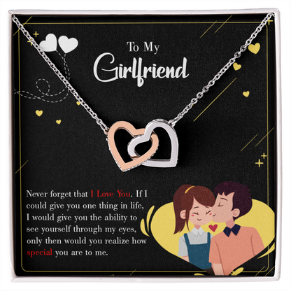 To My Girlfriend Never Forget Inseparable Necklace-Express Your Love Gifts