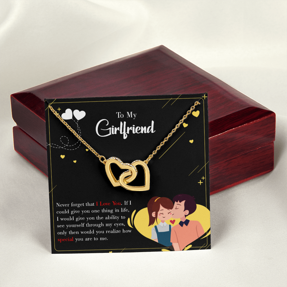 To My Girlfriend Never Forget Inseparable Necklace-Express Your Love Gifts