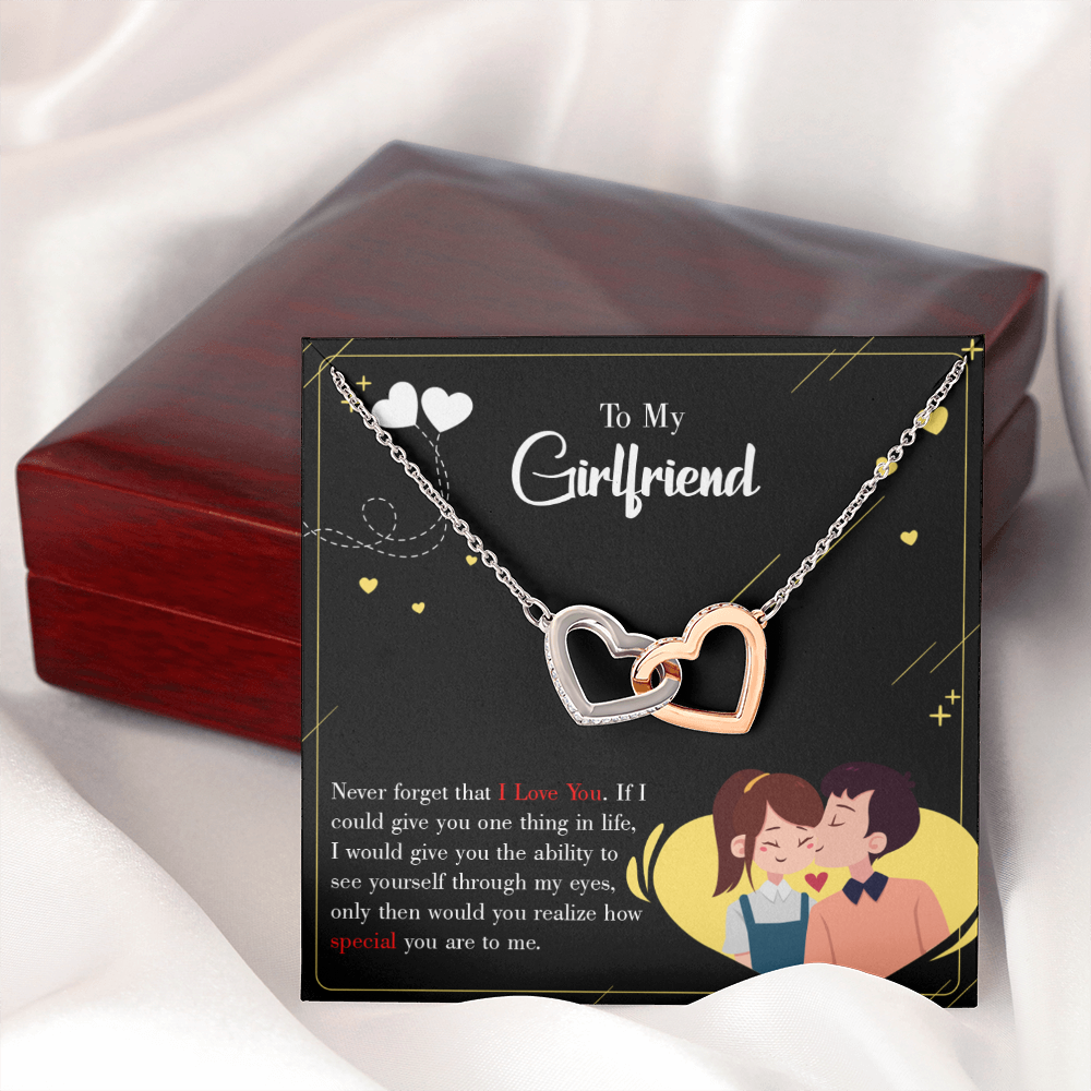 To My Girlfriend Never Forget Inseparable Necklace-Express Your Love Gifts