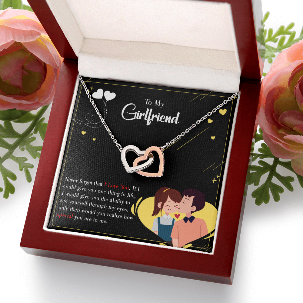 To My Girlfriend Never Forget Inseparable Necklace-Express Your Love Gifts