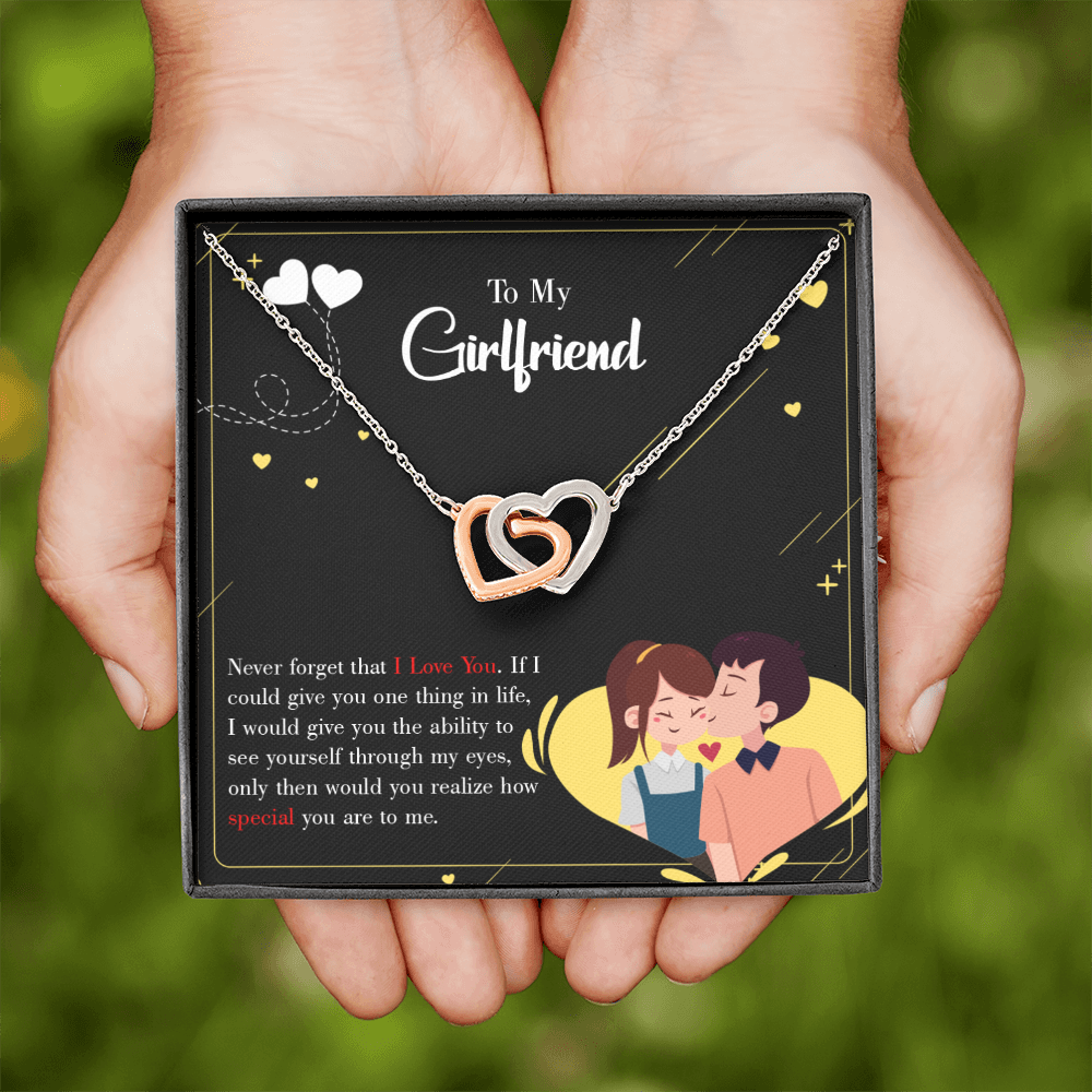 To My Girlfriend Never Forget Inseparable Necklace-Express Your Love Gifts