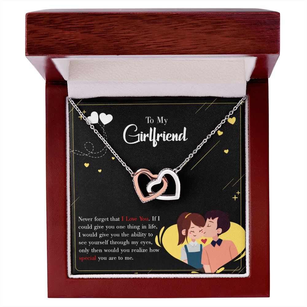 To My Girlfriend Never Forget Inseparable Necklace-Express Your Love Gifts