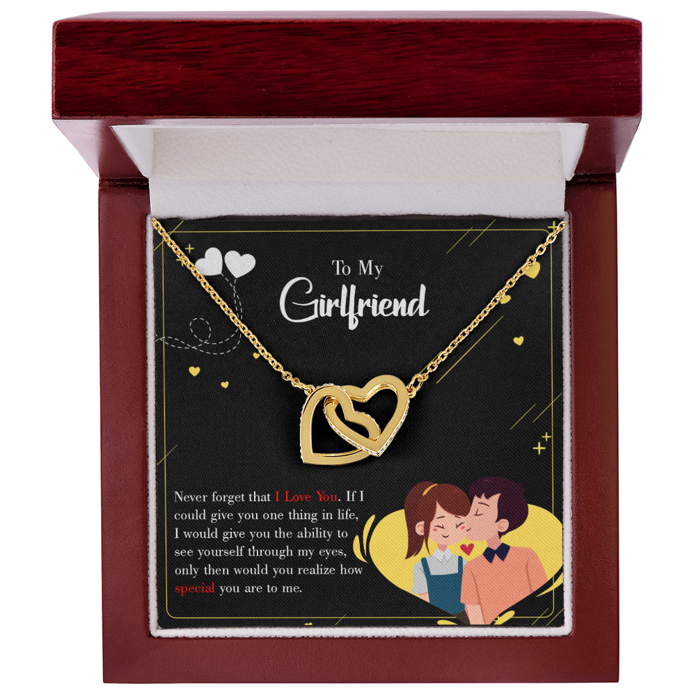 To My Girlfriend Never Forget Inseparable Necklace-Express Your Love Gifts